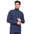 Navy - Front - Duck and Cover Mens Firegards Knitted Jumper