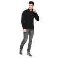 Black - Lifestyle - Duck and Cover Mens Firegards Knitted Jumper