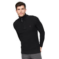 Black - Front - Duck and Cover Mens Firegards Knitted Jumper