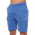 Federal Blue - Side - Crosshatch Mens Seagaro Cargo Shorts