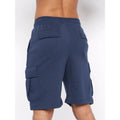 Insignia Blue - Back - Crosshatch Mens Seagaro Cargo Shorts
