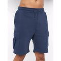 Insignia Blue - Front - Crosshatch Mens Seagaro Cargo Shorts