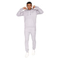 Grey Marl - Front - Crosshatch Mens Chelmere Tracksuit