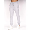 Grey Marl - Close up - Crosshatch Mens Chelmere Tracksuit