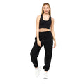 Black - Pack Shot - Juice Womens-Ladies Mazey Cropped Vest Top