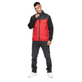 Red - Lifestyle - Crosshatch Mens Presnell High-Neck Gilet