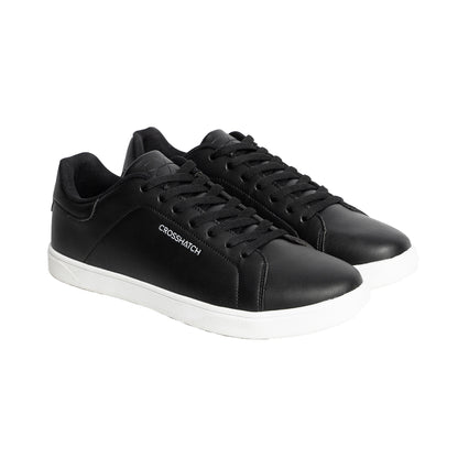 Black - Front - Crosshatch Mens Judas Trainers