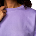 Purple - Lifestyle - Juice Womens-Ladies Catalina Crew Neck Crop Sweatshirt