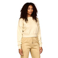 Stone - Front - Juice Womens-Ladies Catalina Crew Neck Crop Sweatshirt