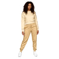 Stone - Pack Shot - Juice Womens-Ladies Catalina Crew Neck Crop Sweatshirt