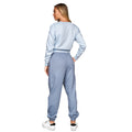 Dusty Blue - Back - Juice Womens-Ladies Catalina Crew Neck Crop Sweatshirt