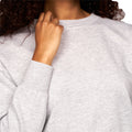 Grey Marl - Lifestyle - Juice Womens-Ladies Catalina Crew Neck Crop Sweatshirt
