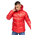 Red - Side - Crosshatch Mens Crosswell High Shine Jacket