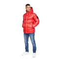 Red - Lifestyle - Crosshatch Mens Crosswell High Shine Jacket