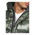 Dark Olive - Pack Shot - Crosshatch Mens Crosswell High Shine Jacket