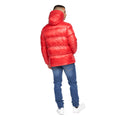 Red - Back - Crosshatch Mens Crosswell High Shine Jacket