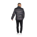 Black - Back - Born Rich Mens Carlito Camo Oversized Padded Jacket