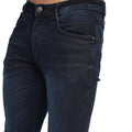 Blue Black - Lifestyle - Duck and Cover Mens Maylead Slim Jeans