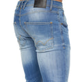 Light Wash - Pack Shot - Duck and Cover Mens Maylead Slim Jeans
