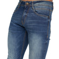 Tinted Blue - Lifestyle - Duck and Cover Mens Maylead Slim Jeans