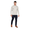 Grey Marl - Lifestyle - Duck and Cover Mens Mowab Knitted Sweatshirt