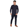 Navy - Lifestyle - Duck and Cover Mens Mowab Knitted Sweatshirt