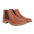 Tan - Front - Duck and Cover Mens Sabicu Chelsea Boots