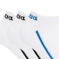 White - Side - Dunlop Mens Osterley Trainer Socks (Pack of 3)
