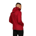 Red - Back - Juice Mens Venmark Snood Collar Hoodie
