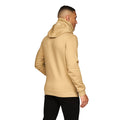 Sand - Back - Juice Mens Venmark Snood Collar Hoodie