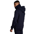 Navy - Back - Juice Mens Venmark Snood Collar Hoodie