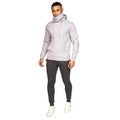 Light Grey Marl - Lifestyle - Juice Mens Venmark Snood Collar Hoodie