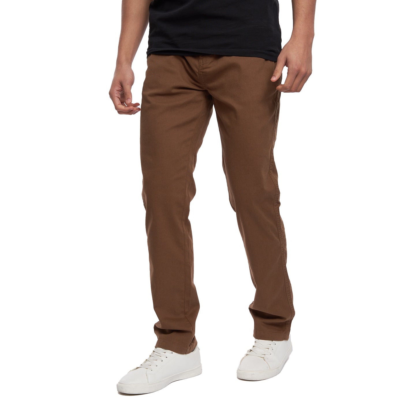 Cinnamon - Side - Crosshatch Mens Roysden Chinos