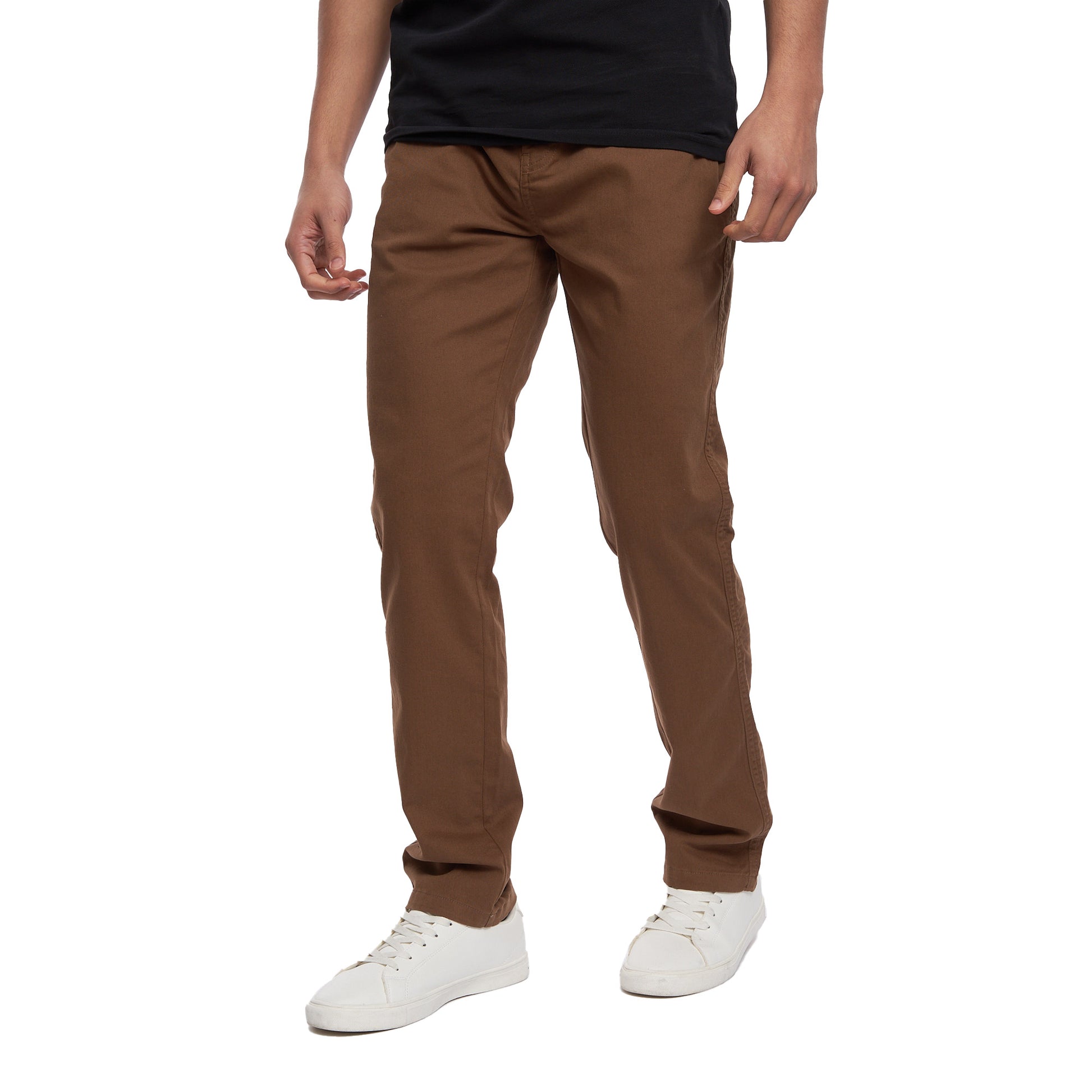 Cinnamon - Side - Crosshatch Mens Roysden Chinos