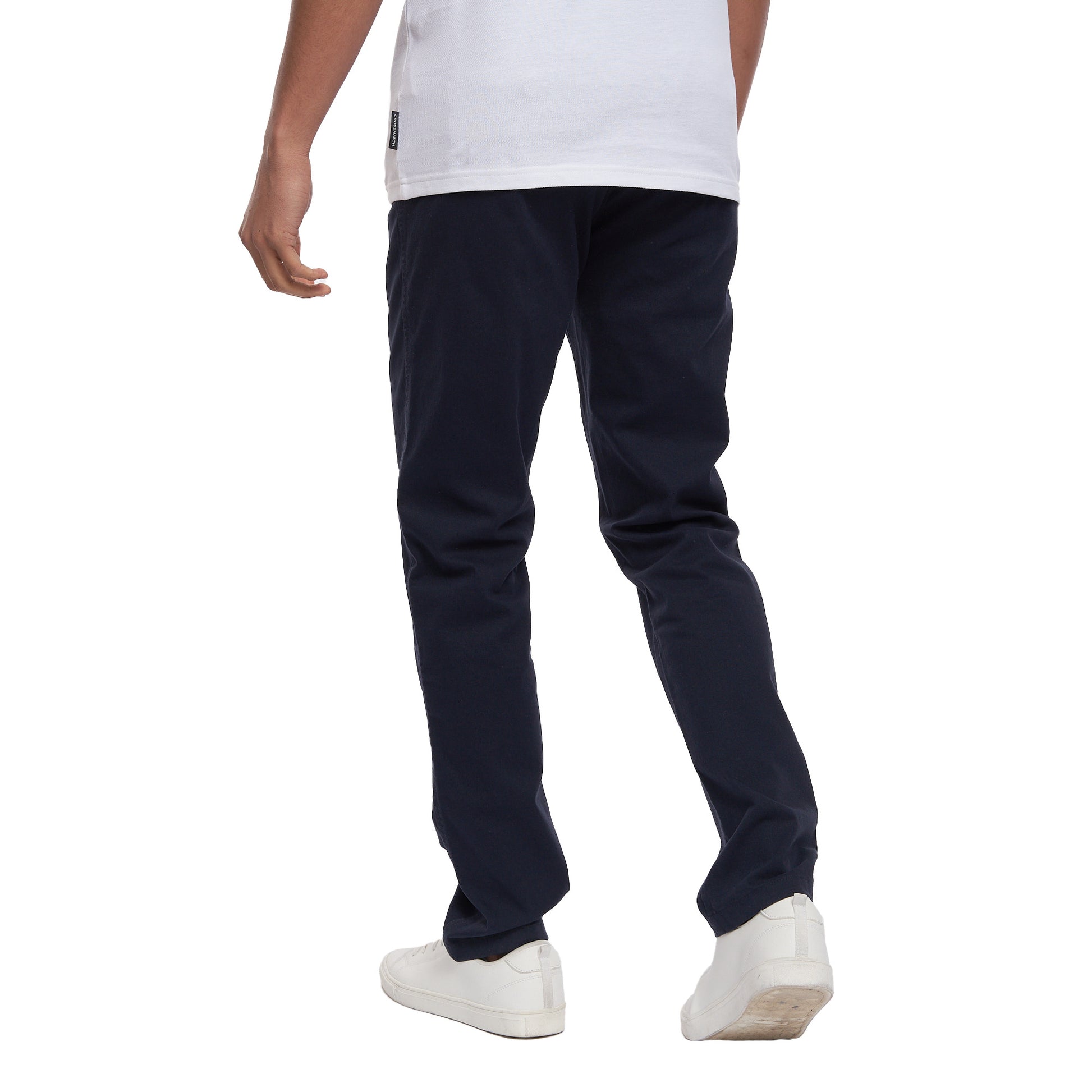 Navy - Pack Shot - Crosshatch Mens Roysden Chinos