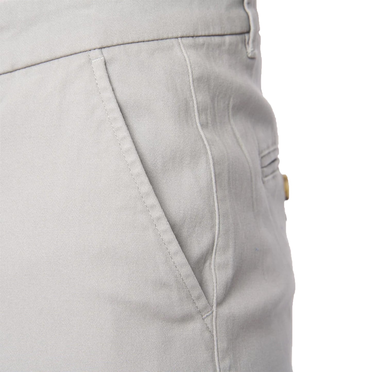 Light Grey - Side - Crosshatch Mens Roysden Chinos