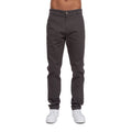 Charcoal - Front - Crosshatch Mens Roysden Chinos