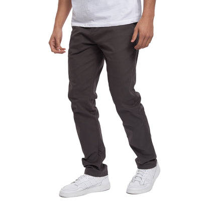 Charcoal - Side - Crosshatch Mens Roysden Chinos