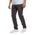 Charcoal - Side - Crosshatch Mens Roysden Chinos