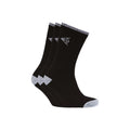 Black - Back - Dunlop Mens Shawlong Sports Socks (Pack of 3)