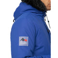 Mid Blue - Lifestyle - Born Rich Mens Emarnos Hooded Bomber Jacket