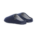 Navy - Back - Crosshatch Mens Miyabi Slippers