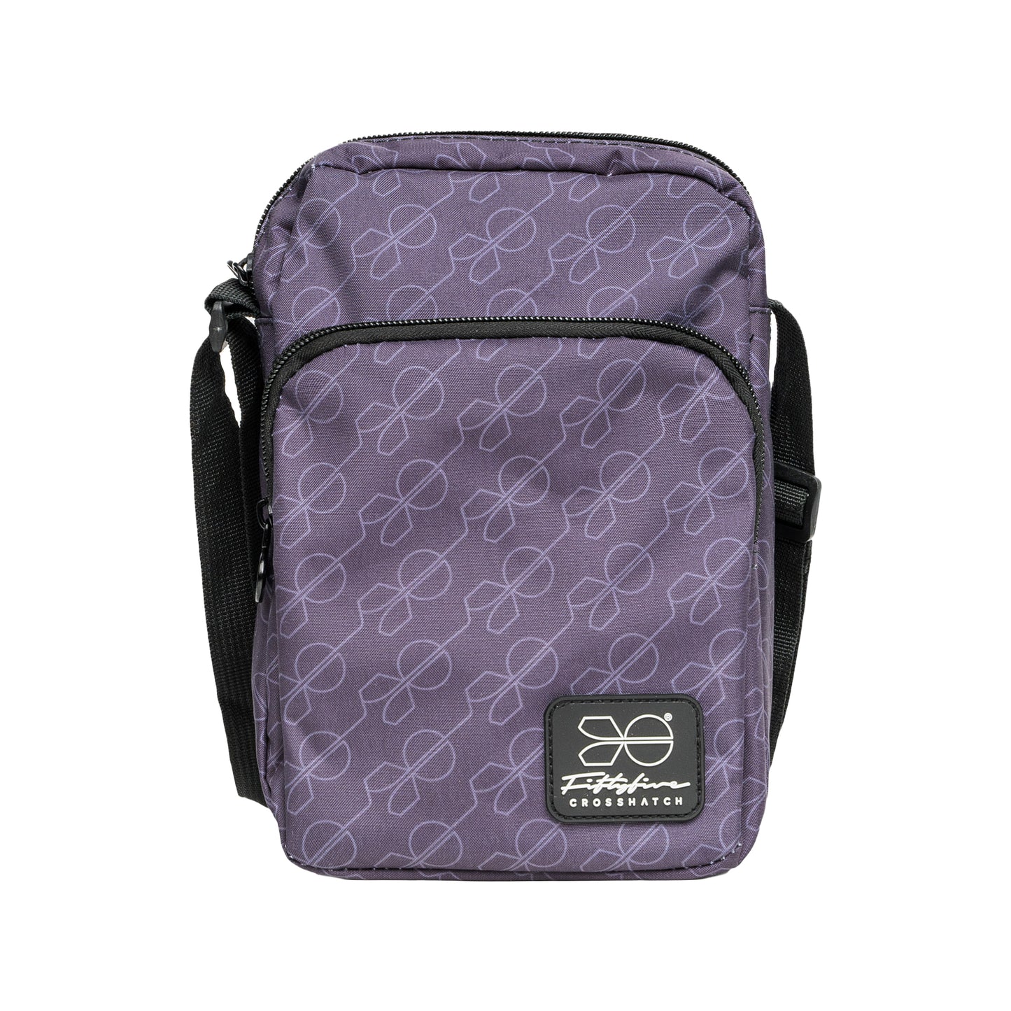 Black - Front - Crosshatch Mens Westernby Mini Crossbody Bag