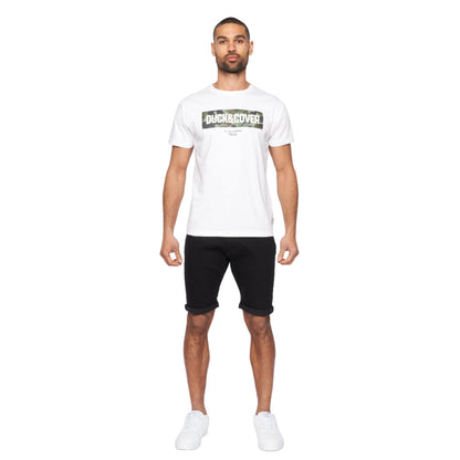 Black - Side - Duck and Cover Mens Zeki Shorts