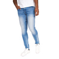 Light Wash - Side - Crosshatch Mens Barbeck Slim Jeans