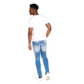 Light Wash - Pack Shot - Crosshatch Mens Barbeck Slim Jeans