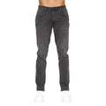 Dark Charcoal - Front - Crosshatch Mens Sheldons Slim Jeans