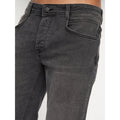 Dark Charcoal - Lifestyle - Crosshatch Mens Sheldons Slim Jeans