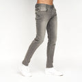 Light Grey - Pack Shot - Crosshatch Mens Sheldons Slim Jeans