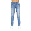 Light Wash - Front - Crosshatch Mens Sheldons Slim Jeans